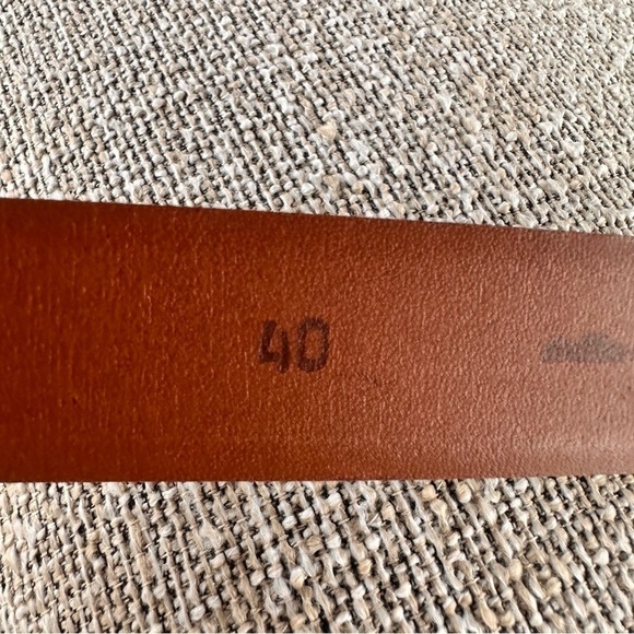 Johnston & Murphy men’s genuine Leather black Belt Buckle Adjustable Size 40 - Picture 5 of 8